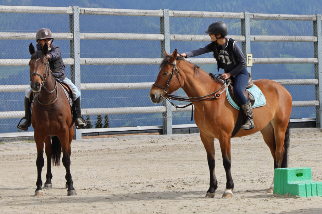 Kids doing Equestrian Activity