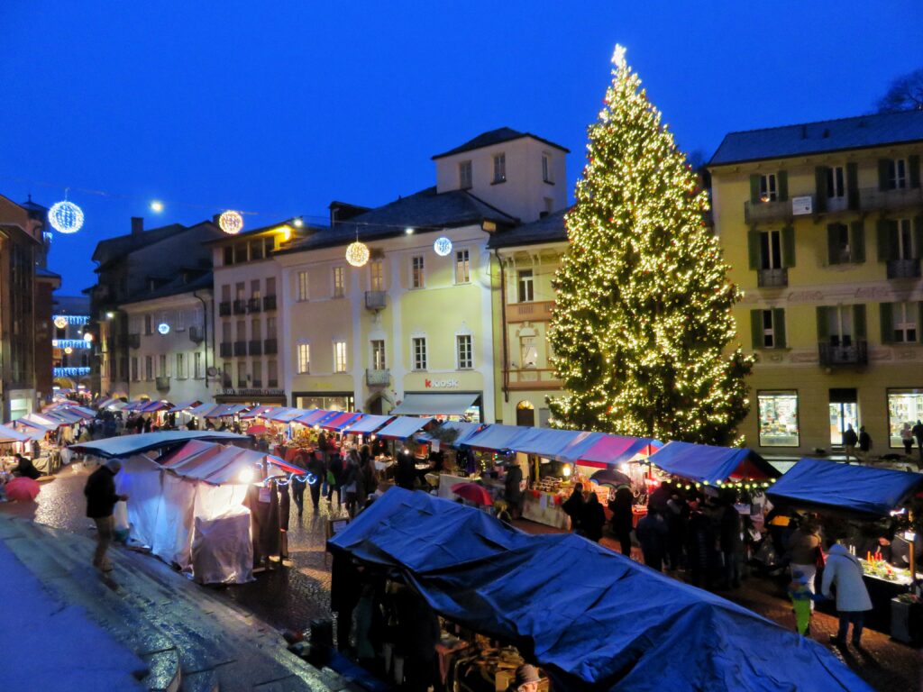 Christmas Tree in Switzerland