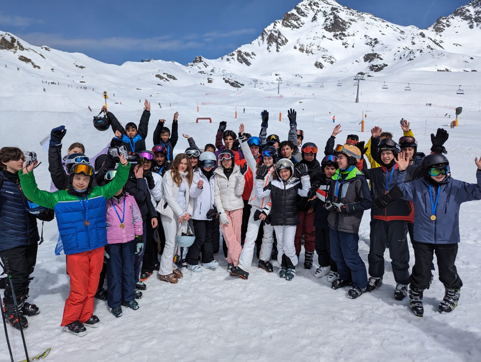 Group Photo in the Slopes