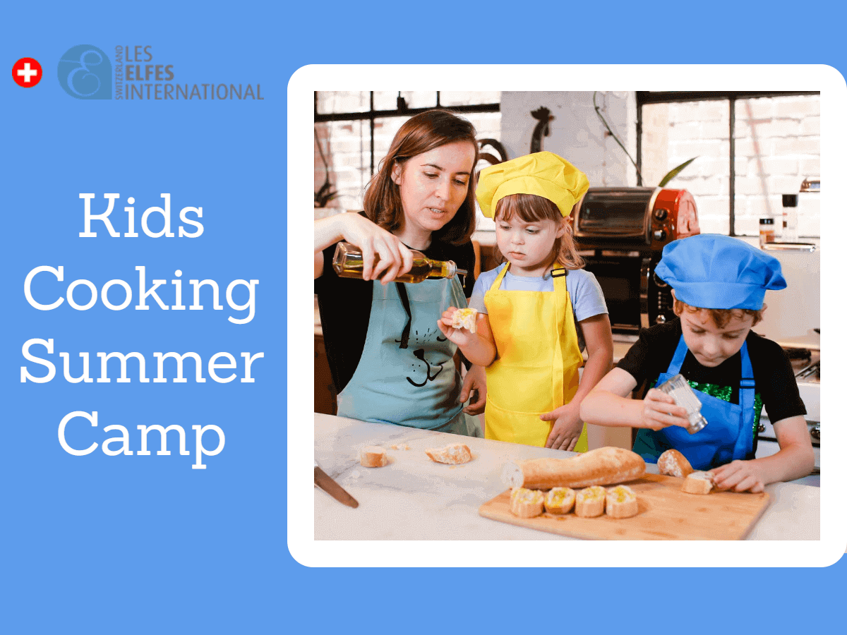Kids Cooking Summer Camp: Gesunde Praktiken und Fähigkeiten Kinder lernen aus dem Kochen