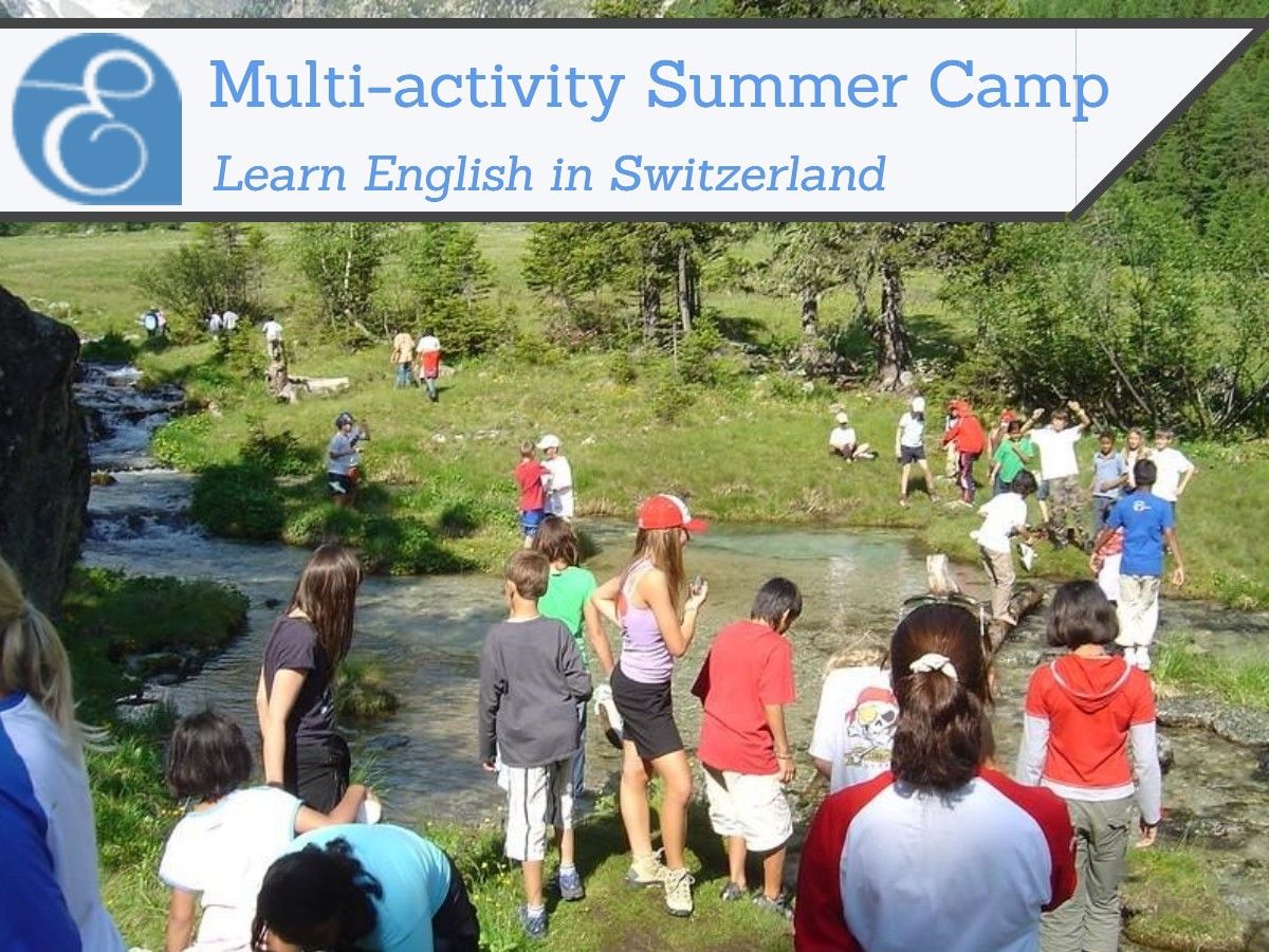 Camp d'été multi-activités : apprendre l'anglais en Suisse