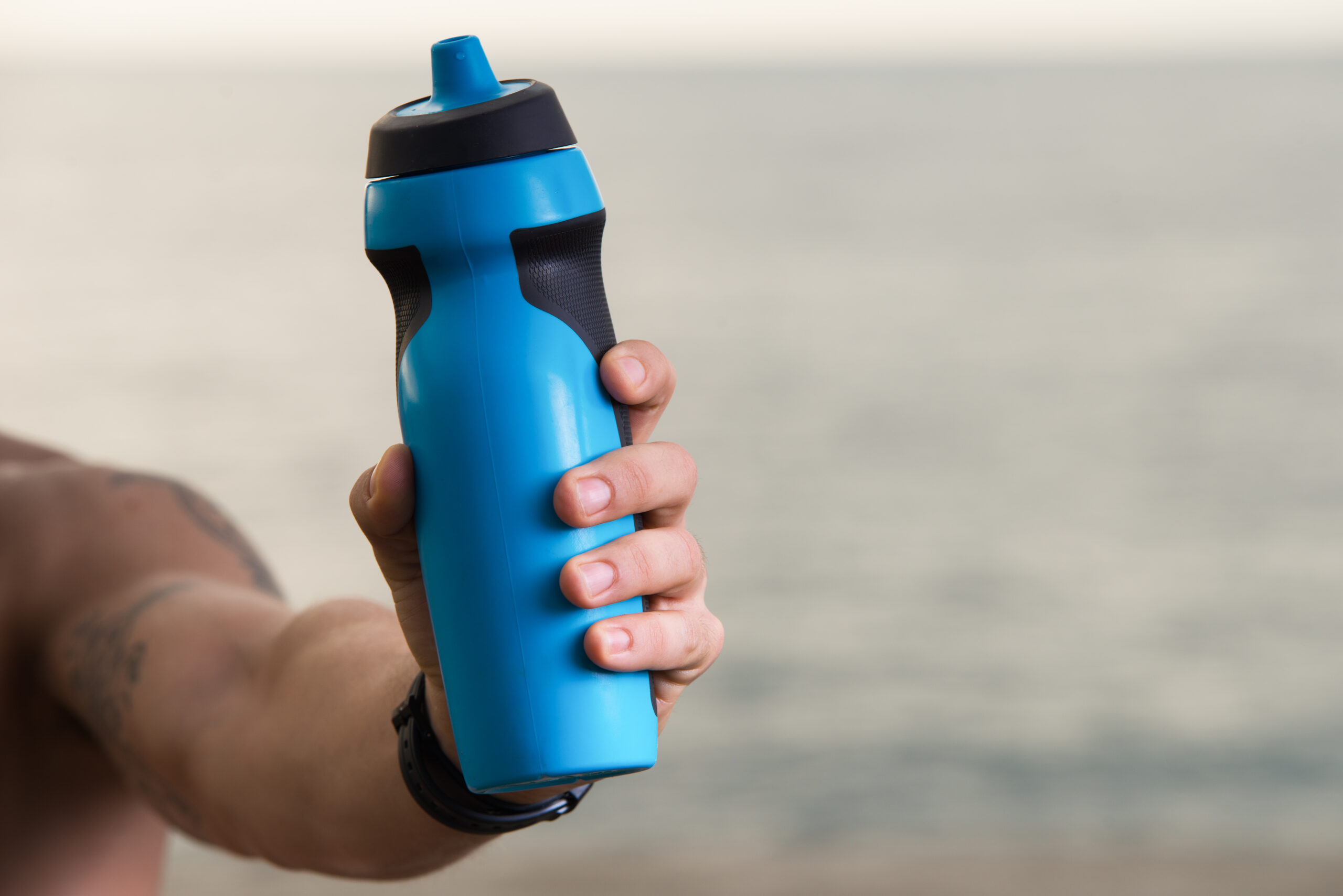 Water Bottle Blue Example